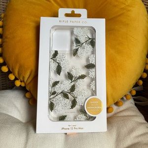 Rifle Paper Co iPhone 12 Pro Max Hydrangeas case